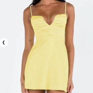 Princess Polly Yellow Mini Dress